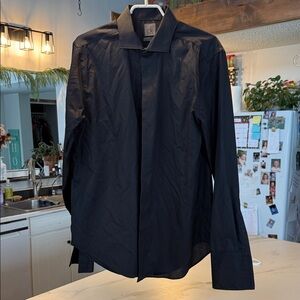 Calvin Klein Black Shirt Jacket